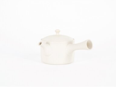 WHITE TOKONAME KYUSU TEAPOT WHITE TOKONAME KYUSU TEAPOT